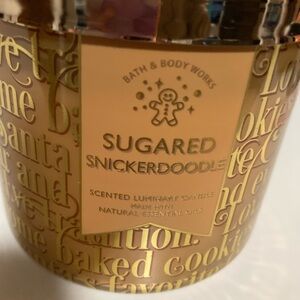 Bath & Body Works Sugared Snickerdoodle 3-Wick Candle NWT